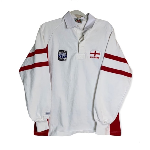 Barbarian Shirts Vintage Team England World Barbarian Rugby Shirt